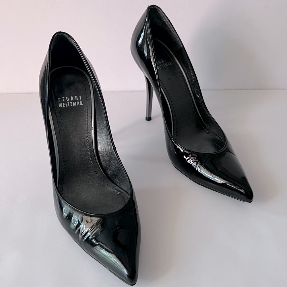 Stuart Weitzman stiletto, pointed toe heels
